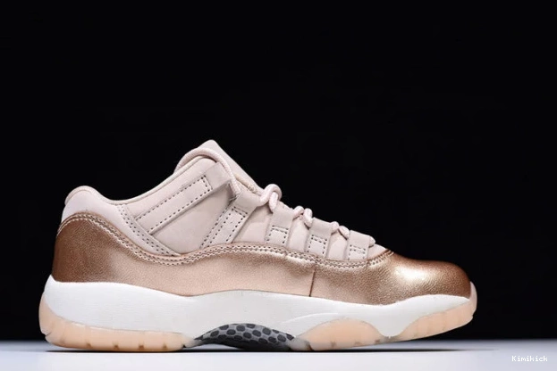 retro ah7860- WellDesigned 1767 jordan air 11 gold" "rose wmns 0607